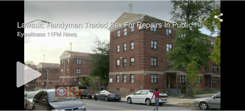 Handymen Traded Sex For Repairs In Public Housing